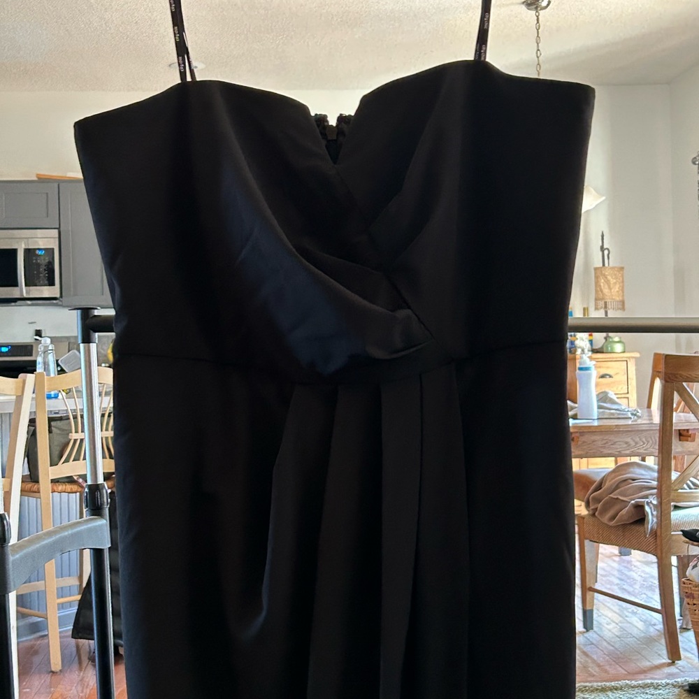 Floor length formal dress strapless